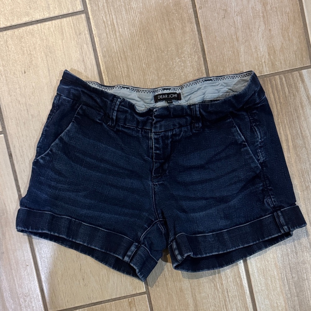 Dear John Dark Blue Jean Shorts / H108